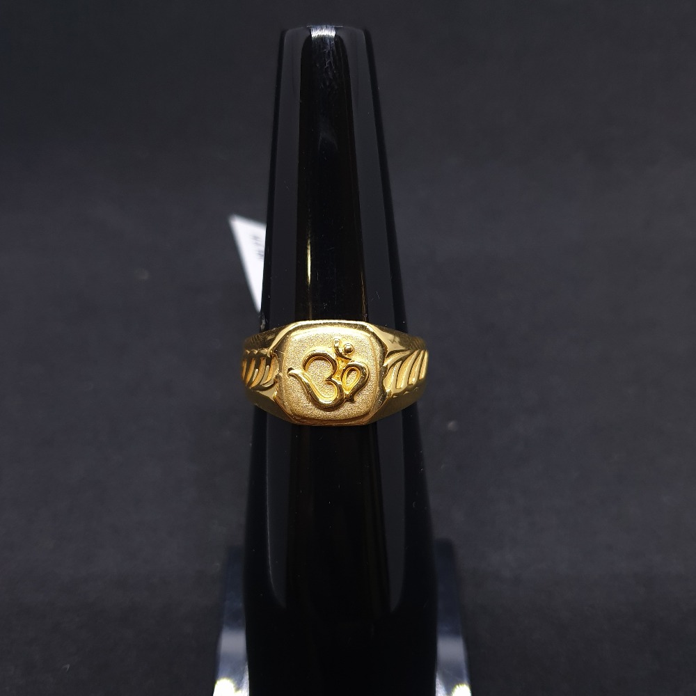 Om Gents Ring Plain GRG-0171