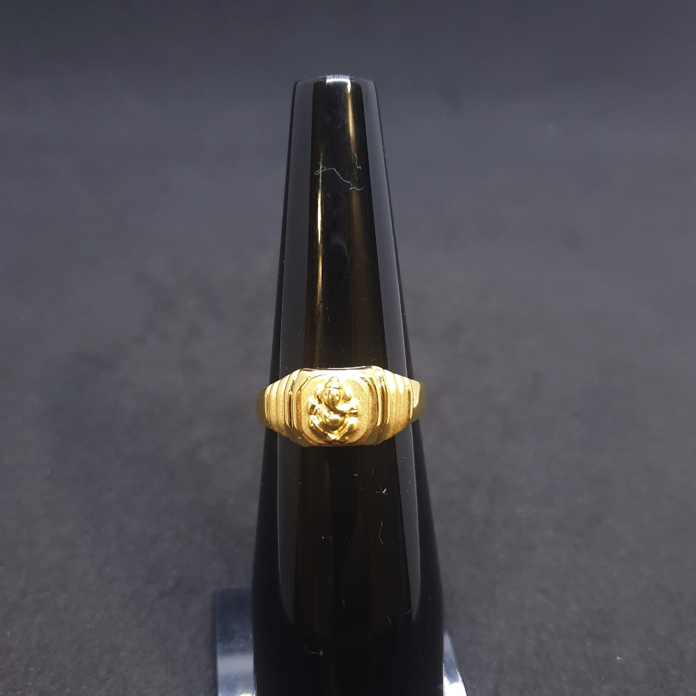 Ganpati Gents Ring Plain GRG-0141