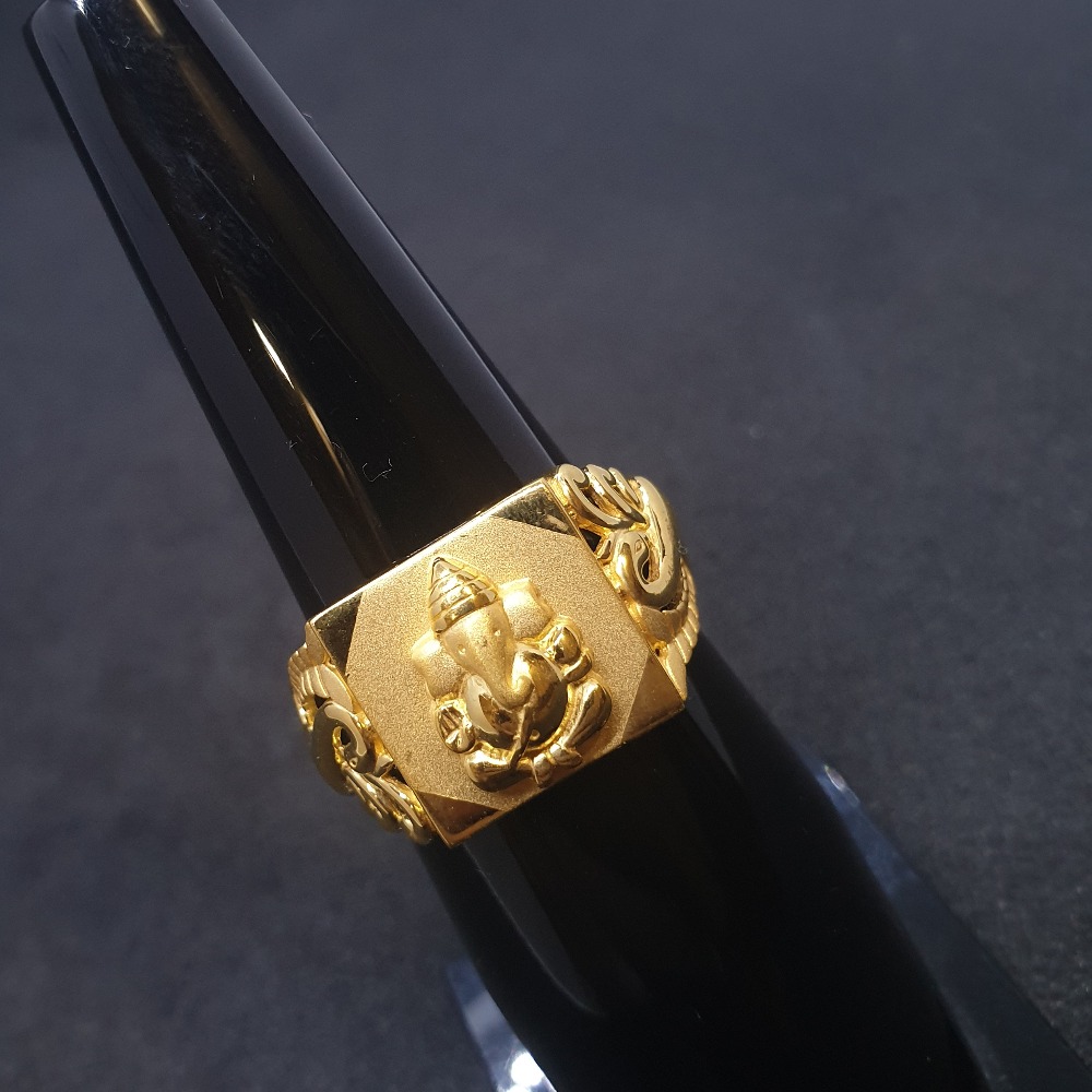 Ganpati Gents Ring Plain GRG-0091