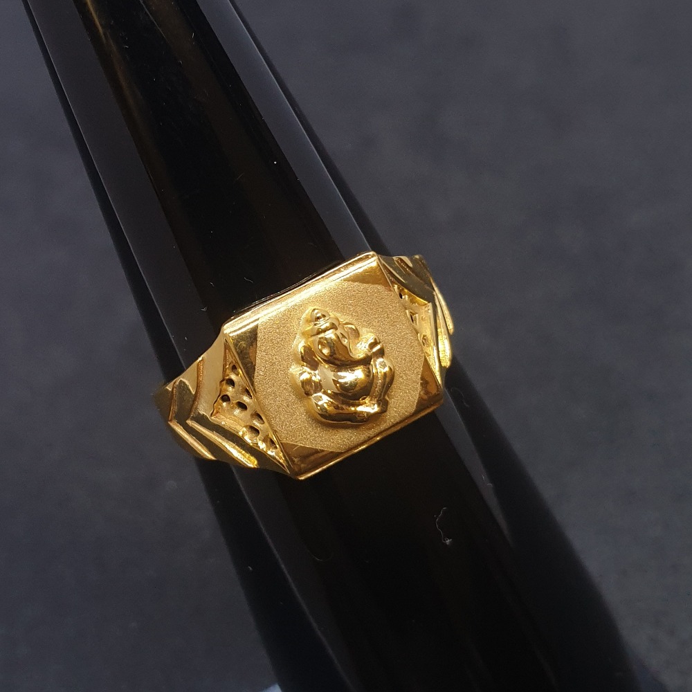 Ganpati Gents Ring Plain GRG-0080