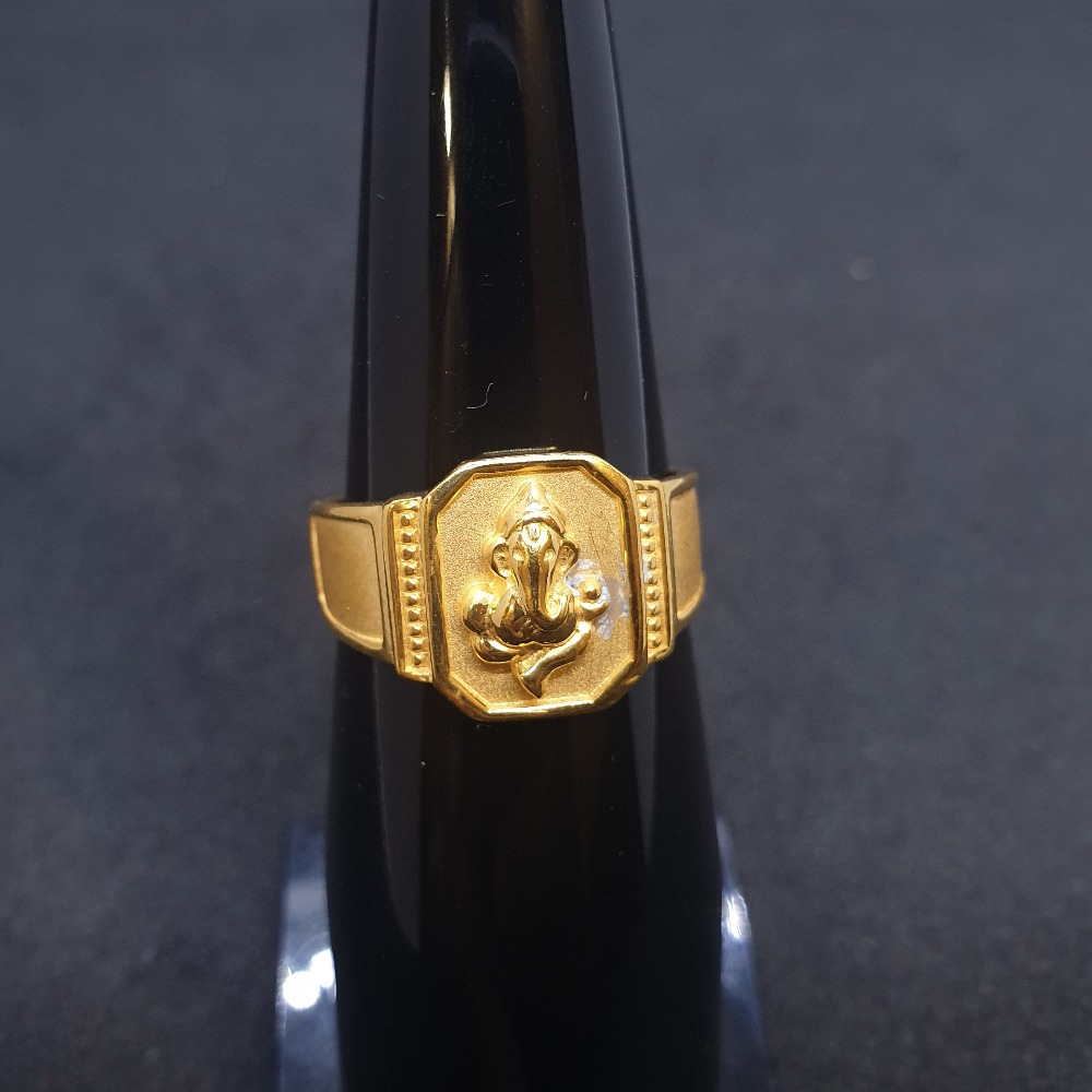 Ganpati Gents Ring Plain GRG-0001