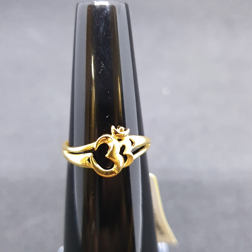 Om Ladies Ring Plain LRG-0260