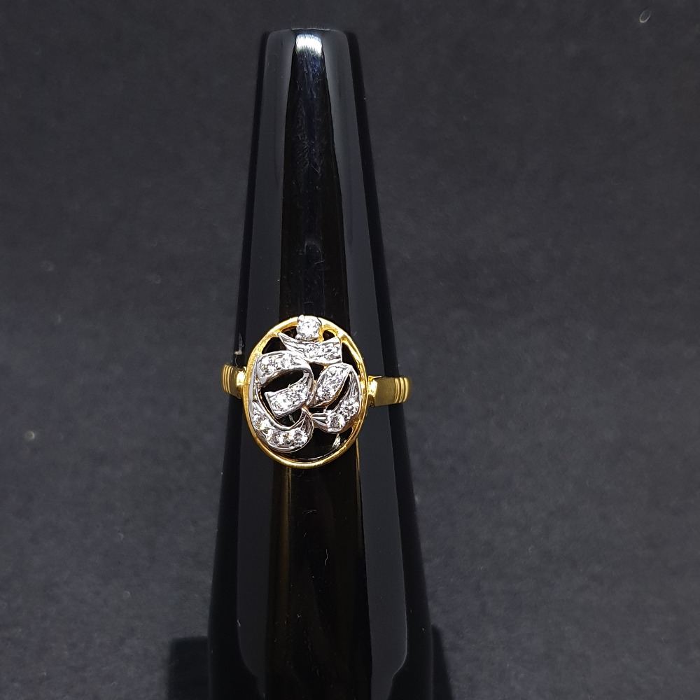 Om ladies ring diamond lrg-0302