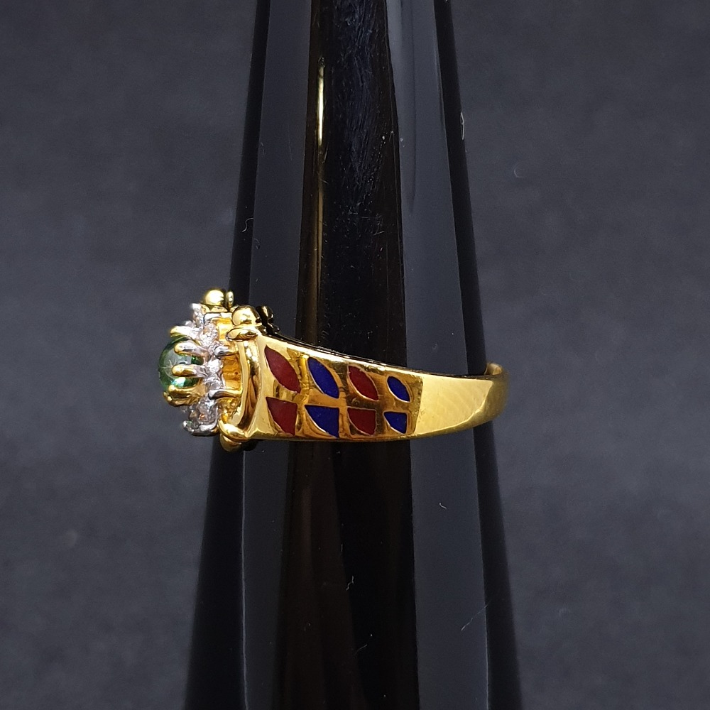 Meena Ladies Ring Diamond LRG-0300 - Image 2