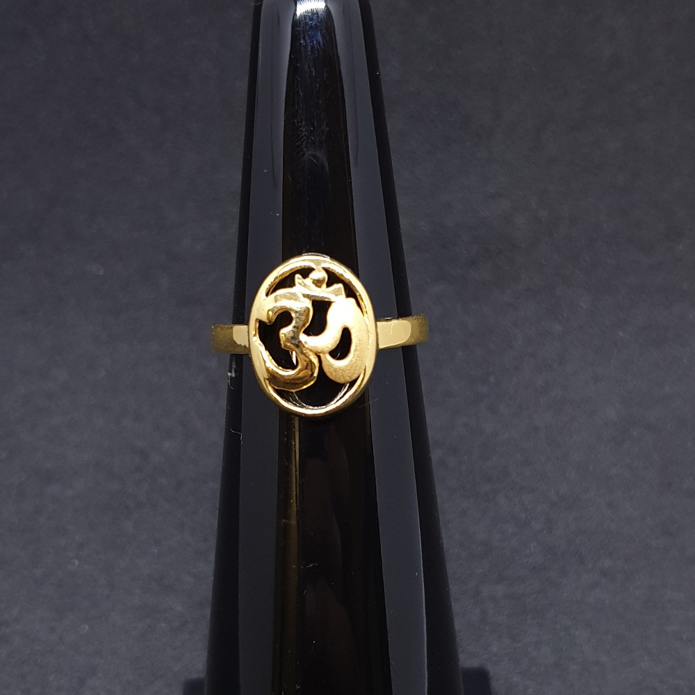 Om Ladies Ring Plain LRG-0278