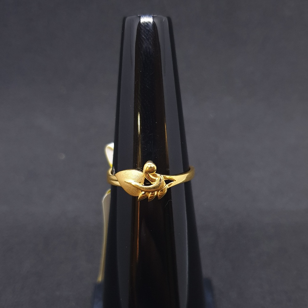 Ladies ring plain lrg-0157