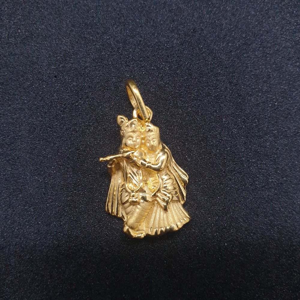 Radhe krishna pendant png-0059