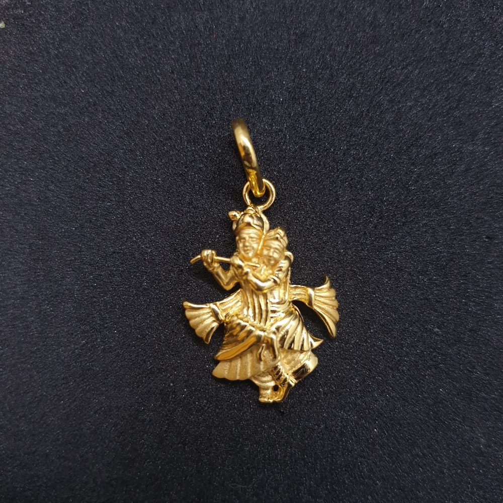 Radha Krishna Pendant PNG-0142