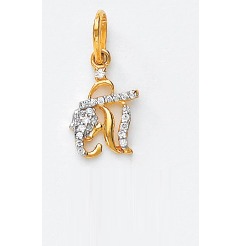 916 Gold Fancy Pendant PN-1023