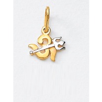 916 Gold Om Pendant PN-1019