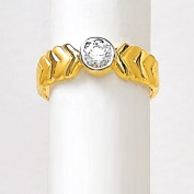 22KT Gold Diamond Ladies ring LRD-3257