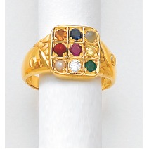 22Kt Gold Diamond Gents Ring GRD-687