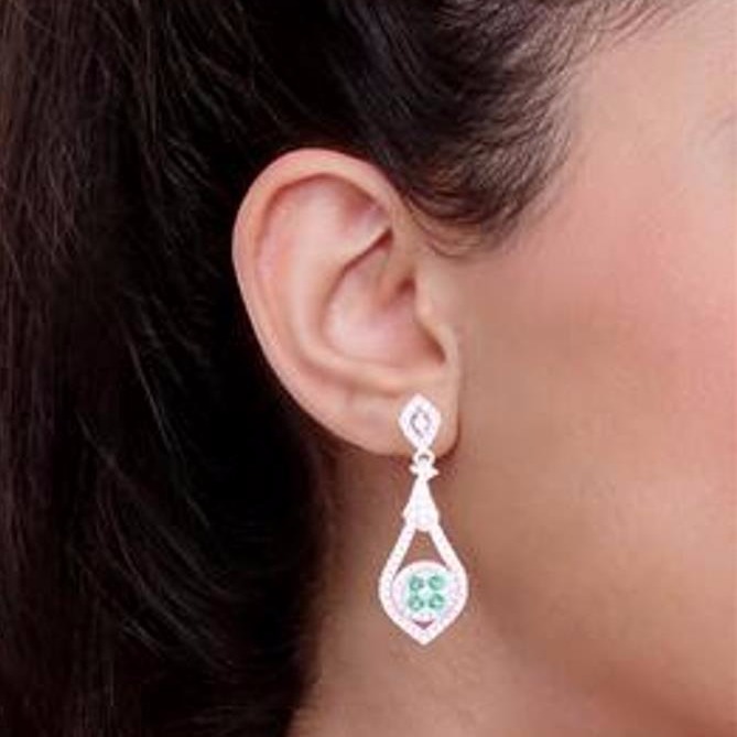 925 Silver Fancy Ladies Earrings