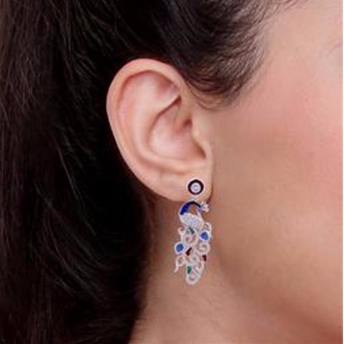 Earring 925 Sterling Silver Jewellery Original with Cubic Zirconia