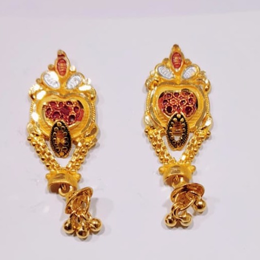22KT Gold Modern Ladies Earring