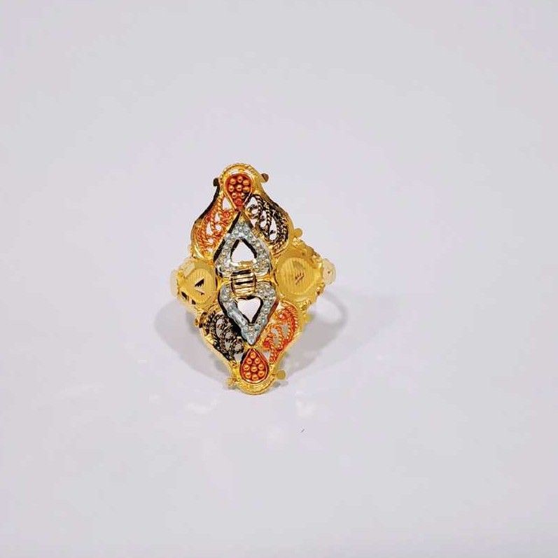 22k/916 Designer Gold Ladies Ring