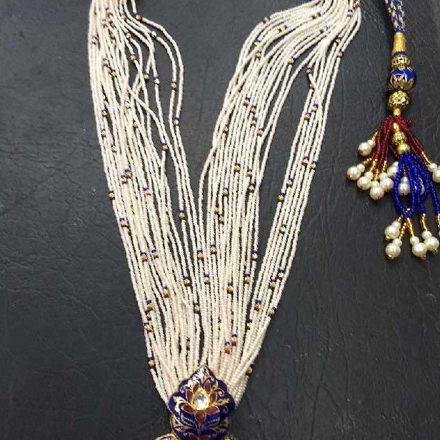 22KT Gold Pearl Necklace Set