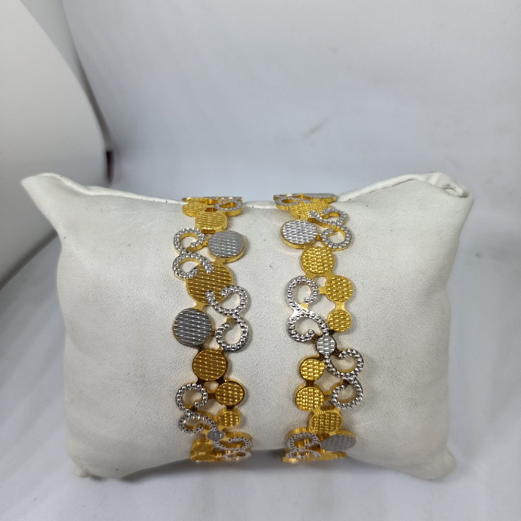 916 cnc bangles kada/Rodhium