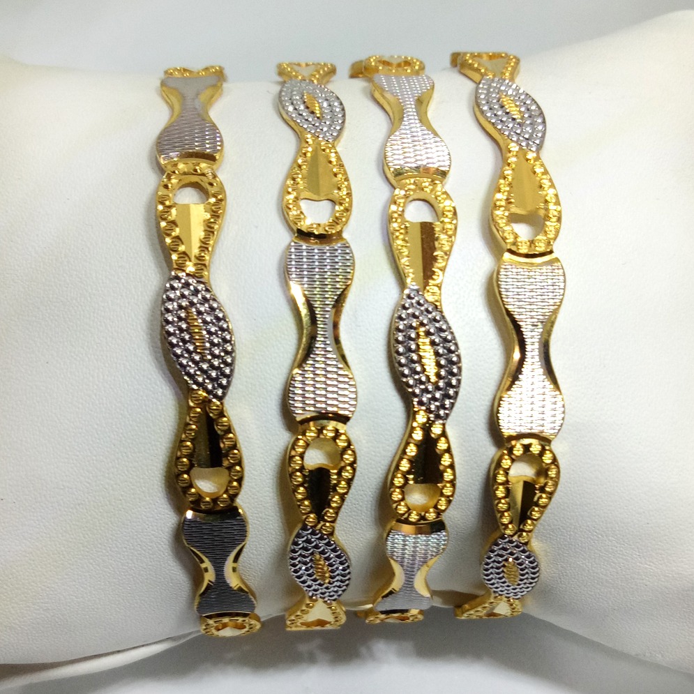 22KT Gold CNC Cutting Bangles KB-b016