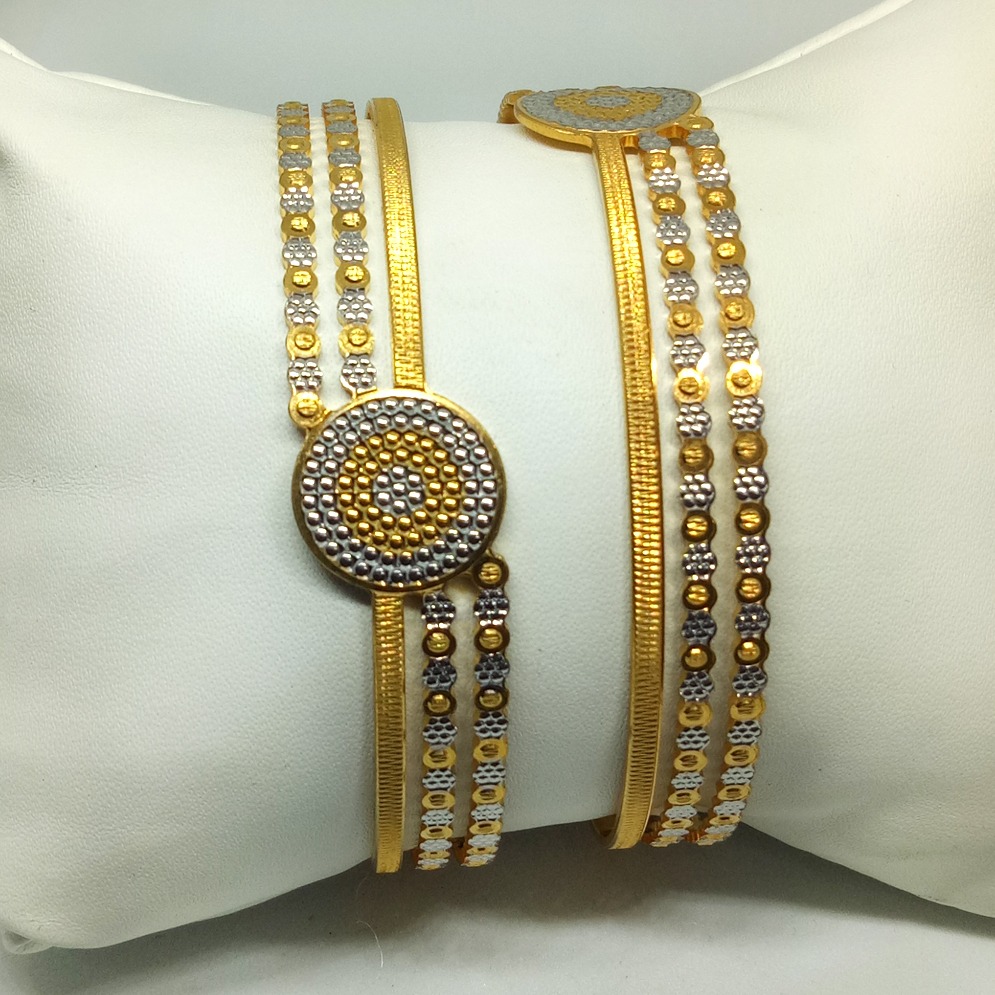 916 Gold Multi Colour Bangles KB-B008