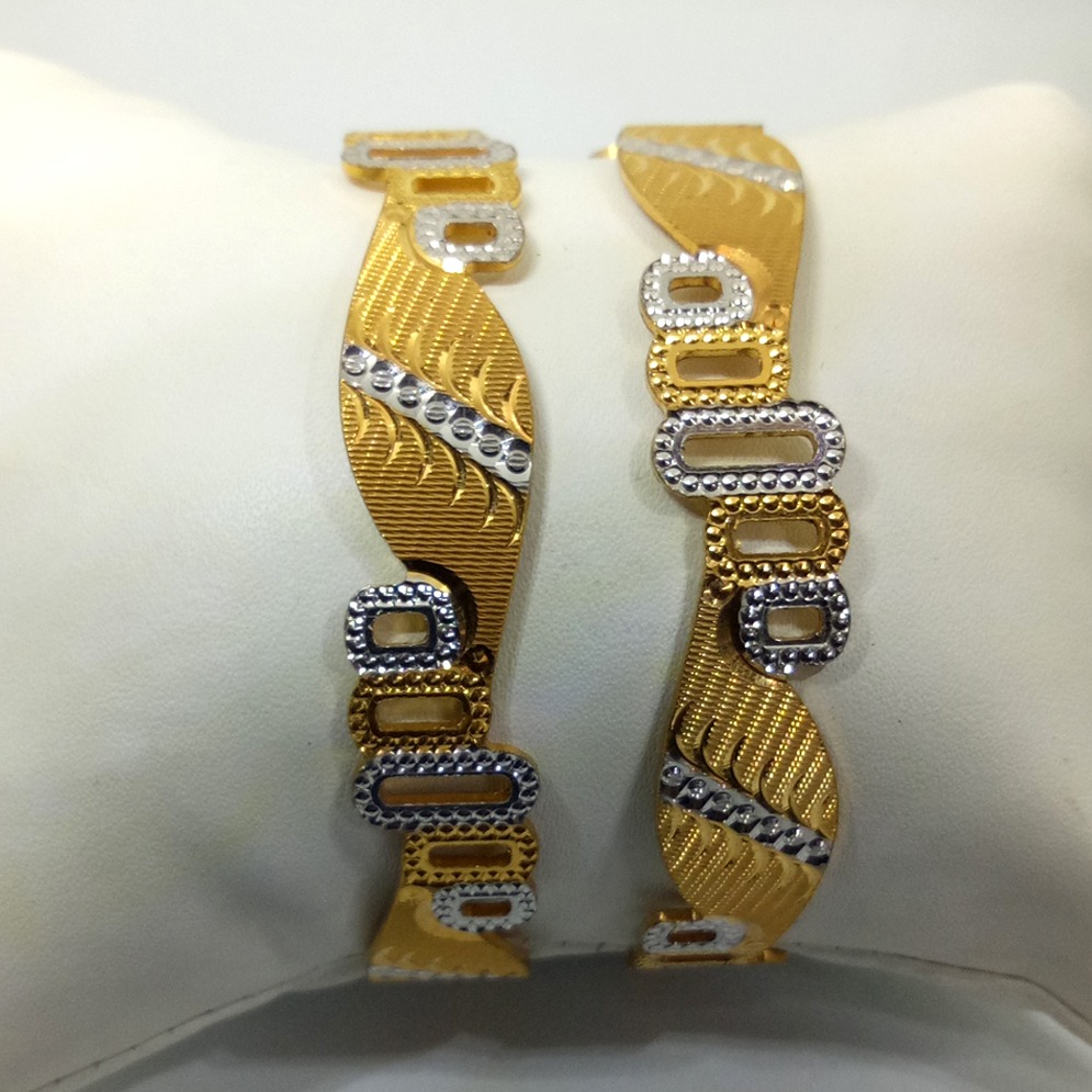 22K Gold Modern Bangle KB-B003