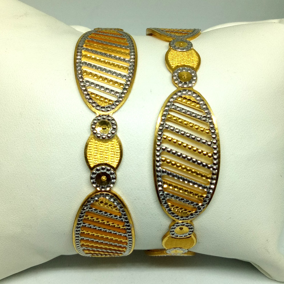 22KT Gold CNC Machine Cut Bangles KB-B001