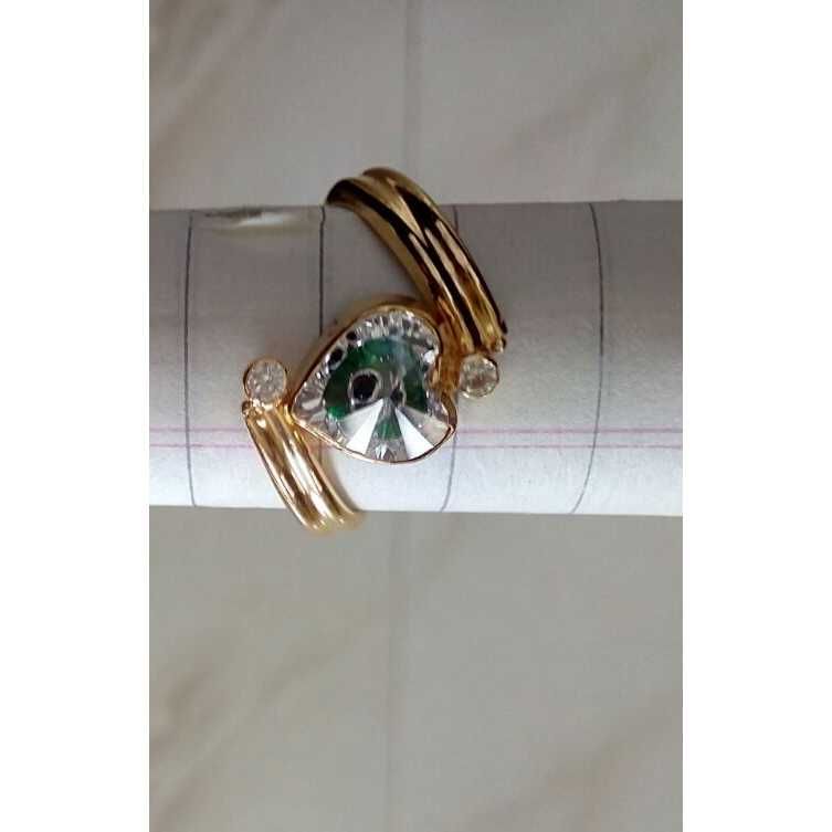 22KT Gold Indian Ladies Heart Shaped Fancy Ring