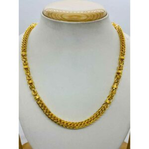 22kt Hallmark Rocking Hollow Chain For Men's