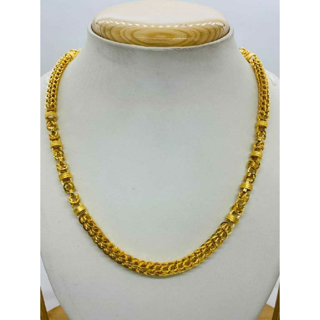 22kt Hallmark Rocking Hollow Chain For Men's