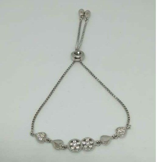 92.5 Sterling Silver Classic Ladies Bracelet