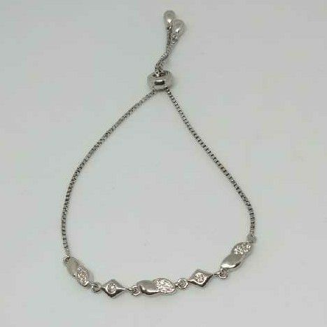 92.5 Sterling Silver Classic Ladies Bracelet