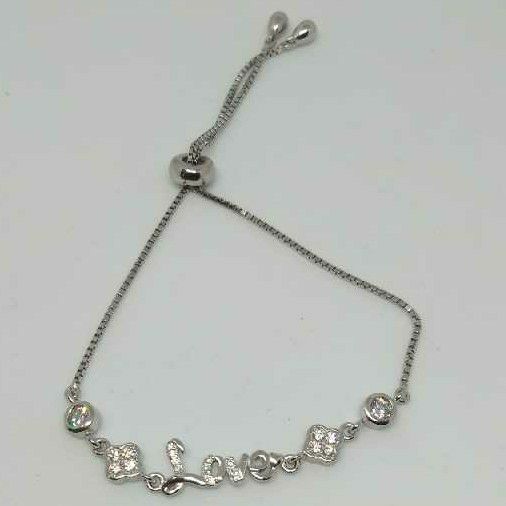 92.5 Sterling Silver Daily Wear Love Bracelet