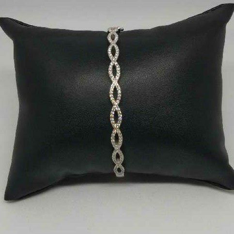 92.5 Sterling Silver Corssway Bracelet (kada)
