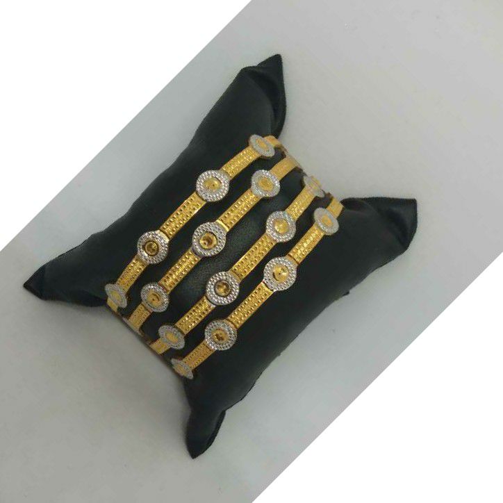 916 Fancy Gold Bangle