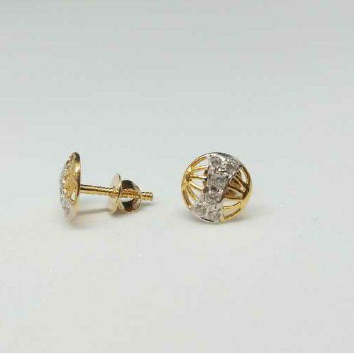 22kt Diamond Earring Btg0044