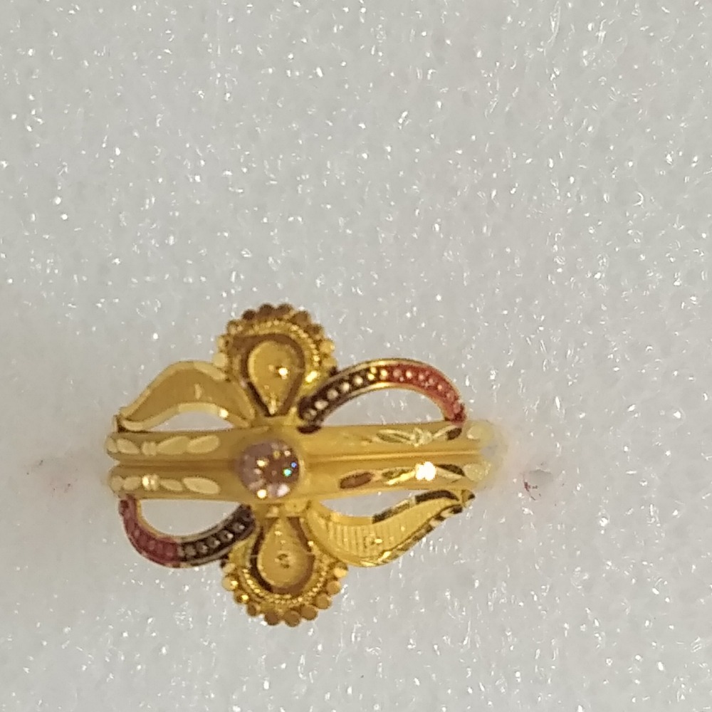 22KT Gold Modern Women Ring PJ-0221