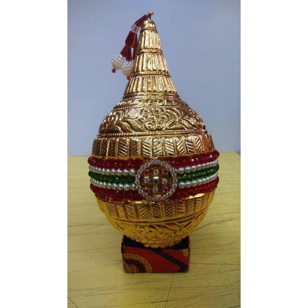 Gold Shreefal (Nariyal) For Pooja