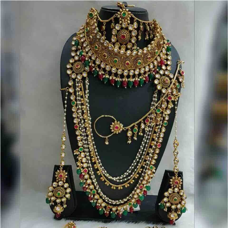 Kundan Traditional Wedding Bridal Set