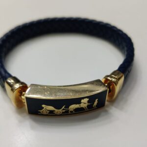 18 Kt Important Rubber Bracelet