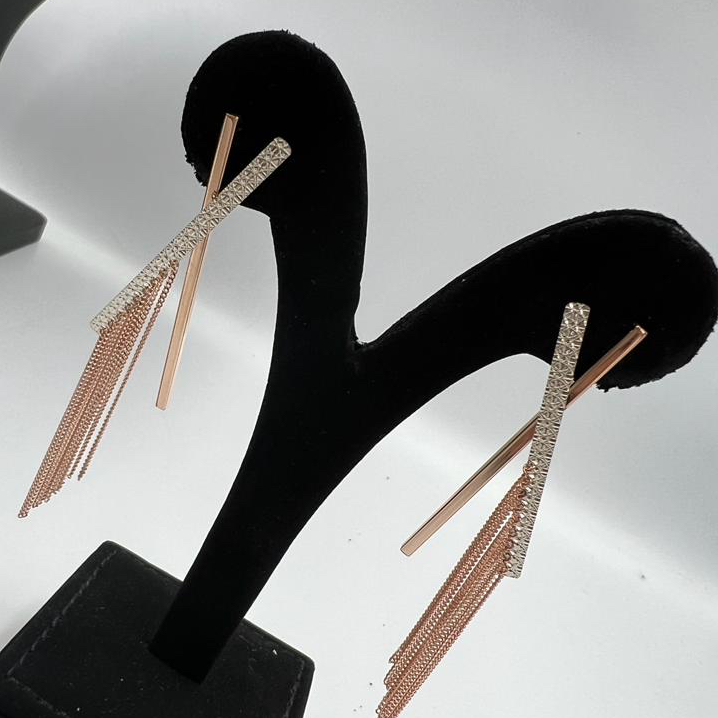 18 ct italian imported earrings