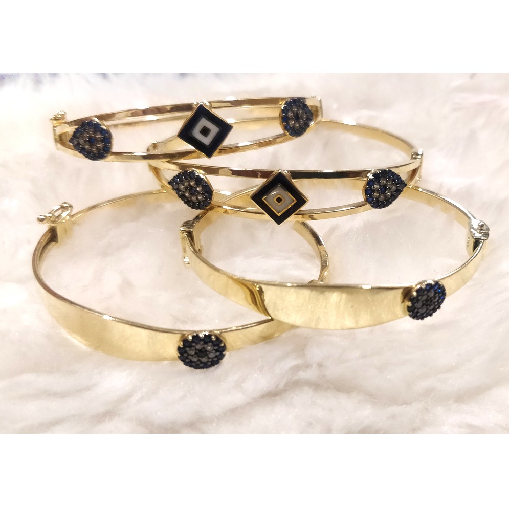 18KT Gold Designer Bangle NG-B006