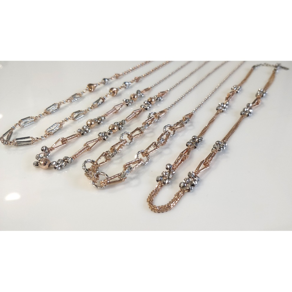 18CT Gold Fancy Italian Dokiya Chain For Women
