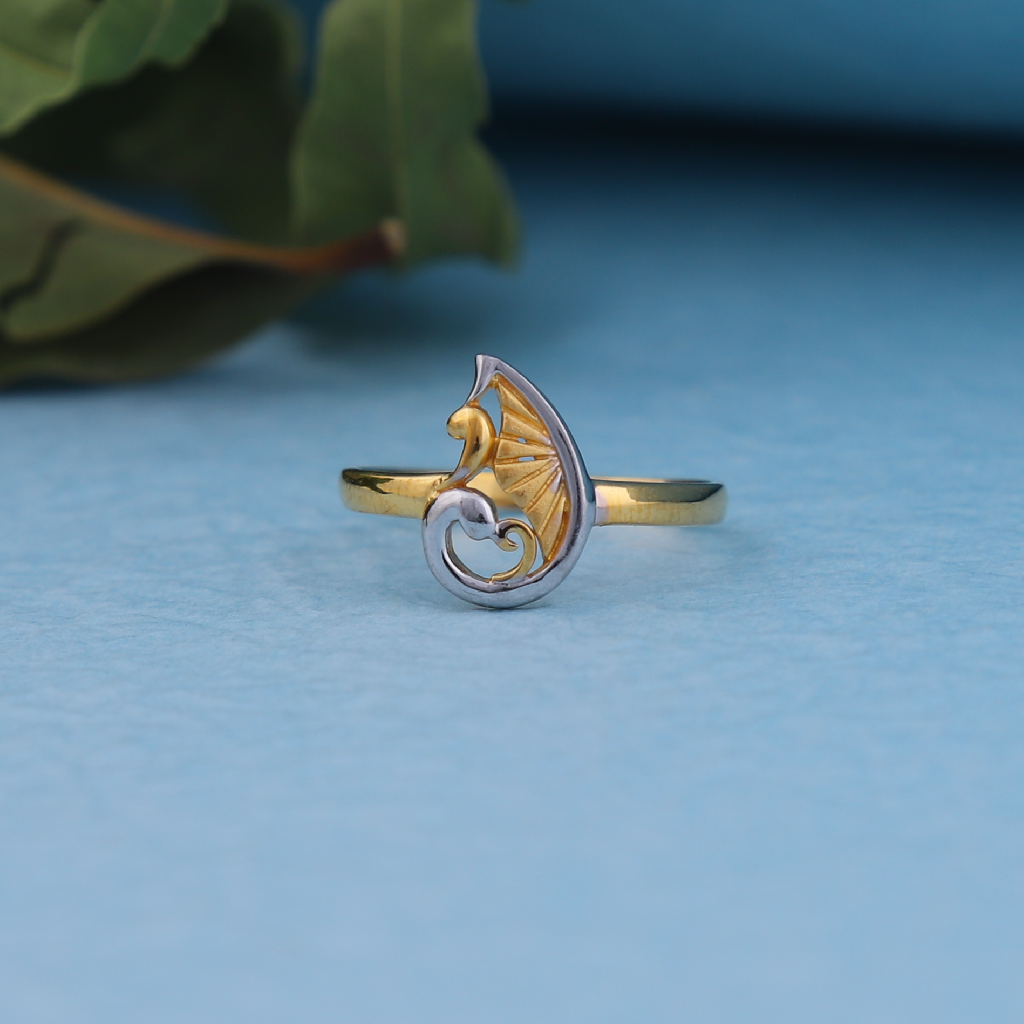 916 Gold plain ring