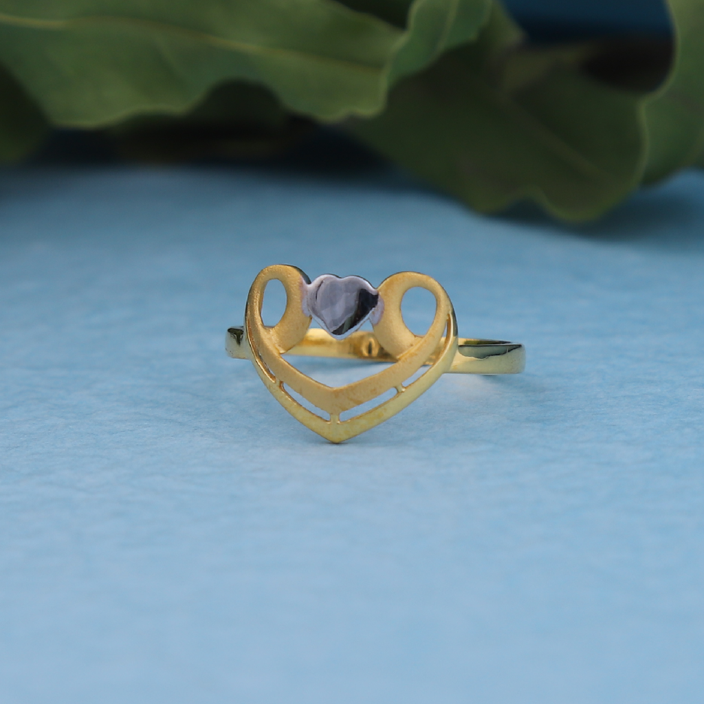 916 plain Gold ladies ring