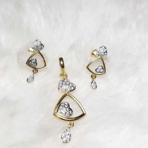 916 exclusive cz pendant set