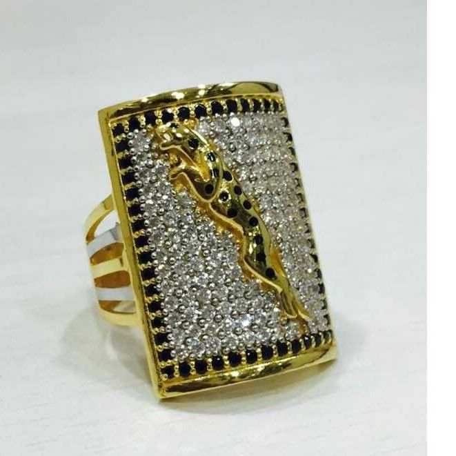 916 Traditional Jaguar Gents Rings
