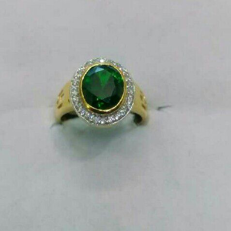 22K/916 Gold Single Stone Ring