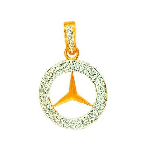 916 Modern Gold Pendant