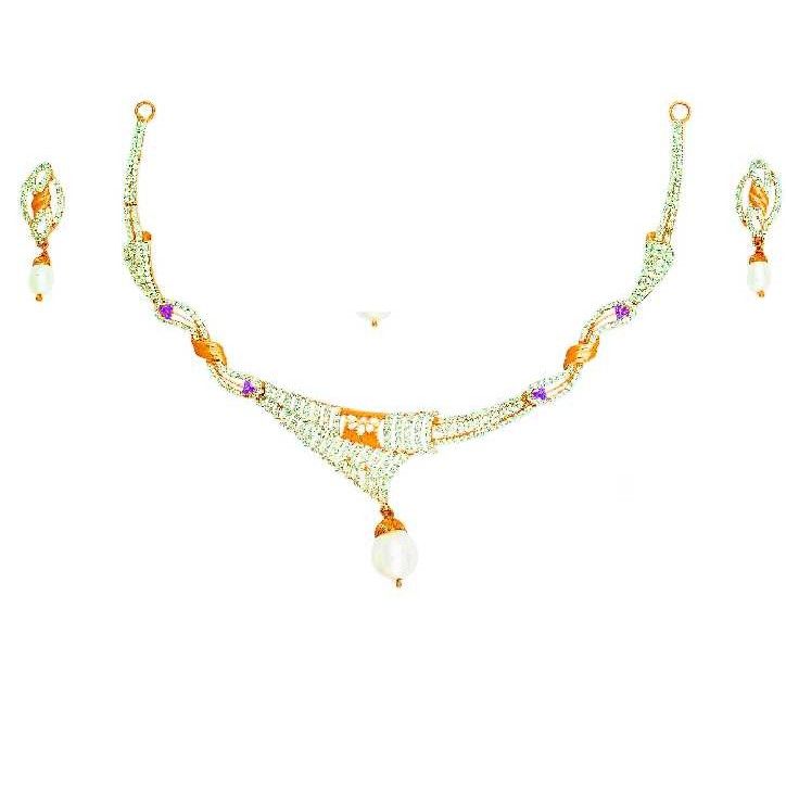 22K/916 Gold Designer Necklace Set