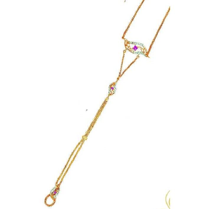 22K Fancy Gold Antique Hathpan